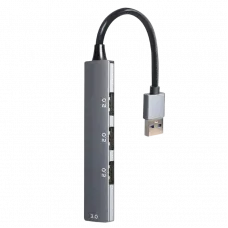 Adaptor Hub Gembird UHB-U3P1U2P3-02, Argintiu
