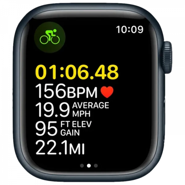 Умные часы Apple Watch Series 7 GPS MKN53, 45мм, Midnight