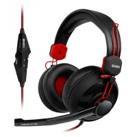 Căști gaming SVEN AP-G777MV, Cu fir, Negru/Roșu