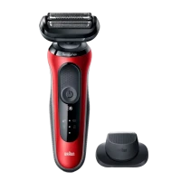 Электробритва мужская BRAUN 60-R1200s, Красный