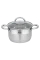 Кастрюля RESTO 92103, 2.7л, 18см, Нержавеющая сталь