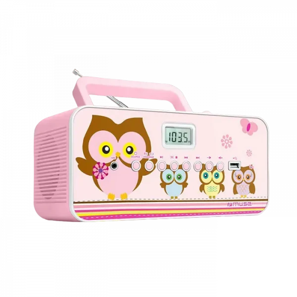 Портативное радио MUSE M-29 KP, Розовый