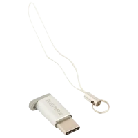 Adaptor USB Remax RA-USB1, micro-USB (F)/USB Type-C, Argintiu