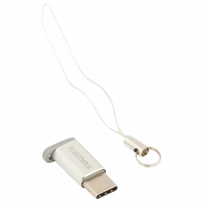 Adaptor USB Remax RA-USB1, micro-USB (F)/USB Type-C, Argintiu