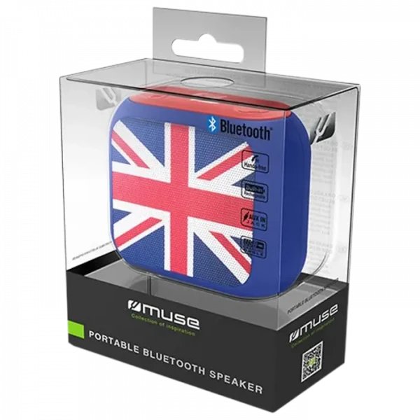 Портативная колонка MUSE M-312 BTK, Разноцветный