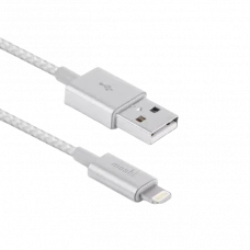 Cablu încărcare și sincronizare Moshi iPhone Lighting USB Cable, USB Type-A/Lightning, 1,2m, Argintiu