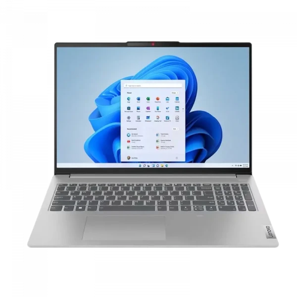 Laptop 16 Lenovo IdeaPad Slim 5 16ABR8, Cloud Grey, AMD Ryzen 5 7530U, 16GB/512GB, Fără SO
