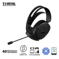 Игровая Гарнитура ASUS TUF Gaming H1, Проводной аналоговый, Чёрный