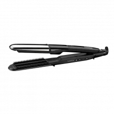Выпрямитель для волос BaByliss 2 in 1 Steam Shine ST496E, Чёрный | Серебристый