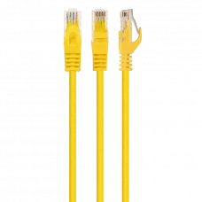 Patch cord Cablexpert PP6U-0.5M/Y, Cat6 UTP, 0,5m, Galben
