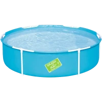 Piscină cu cadru metalic Bestway 56283, 580L, Albastru deschis, 56283