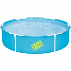 Piscină cu cadru metalic Bestway 56283, 580L, Albastru deschis, 56283