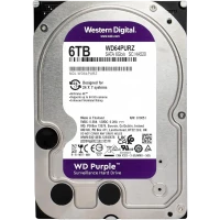 Unitate HDD Western Digital WD Purple, 3.5, 6 TB &lt,WD64PURZ&gt,