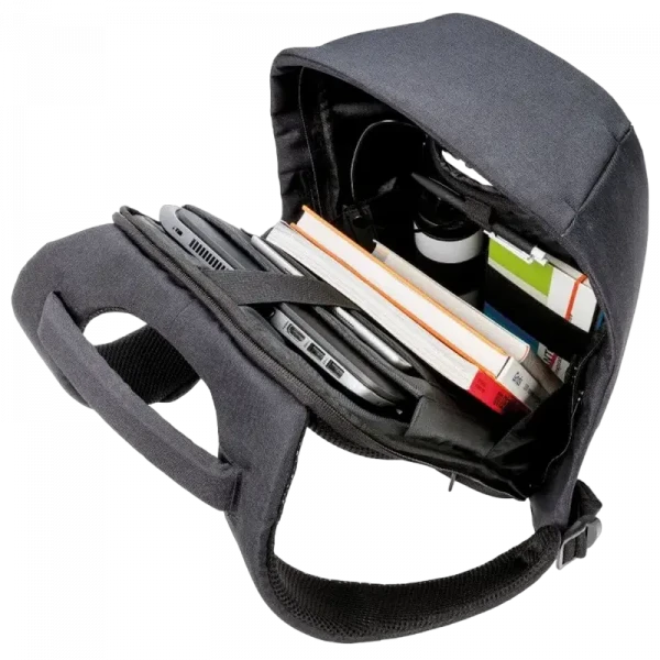 Рюкзак для ноутбука Bobby Compact, 14, Искусственная кожа, Черный/Белый