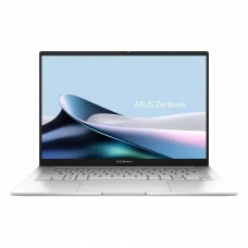 Laptop 14 ASUS Zenbook 14 OLED UX3405MA, Foggy Silver, Intel Core Ultra 7 155H, 16GB/1024GB, Fără SO