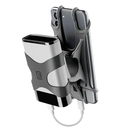 Suport de telefon pentru bicicleta Cellularline Bike Holder, Rider, Negru