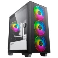 Компьютерный корпус Gamemax Aero Mini, Mini-Tower, Без блока питания, Чёрный
