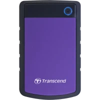 HDD portabil extern Transcend StoreJet 25H3P, 2 TB, Purple (TS2TSJ25H3P)