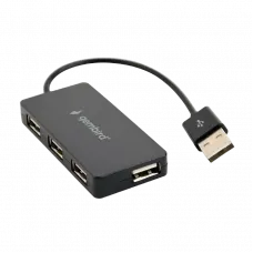 USB-концентратор Gembird UHB-U2P4-04, Чёрный