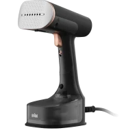 Aparat de călcat vertical cu aburi Braun GS 7077 BK, Negru