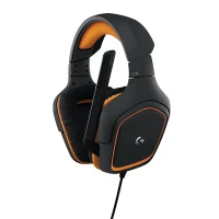 Игровая Гарнитура Logitech G231, Проводной аналоговый, Серый/Оранжевый