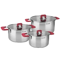 Набор кастрюль Rondell RDS-940, 5,2л, 24см, Нержавеющая сталь