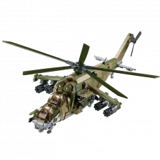 Constructor Sluban Avion de lupta MI-24S, B1137, 12+