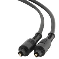 Аудиокабель Cablexpert CC-OPT-1M, Toslink - Toslink, 1м, Чёрный
