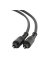 Cablu audio Cablexpert CC-OPT-1M, Toslink - Toslink, 1m, Negru