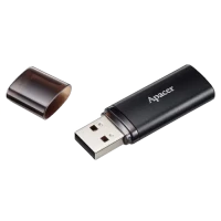 Memorie USB Apacer AH25B, 64GB, Negru
