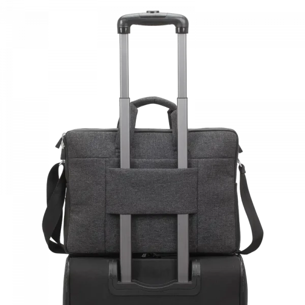 Сумка для ноутбука Rivacase Lantau, 15.6, Полиэстер, Чёрный