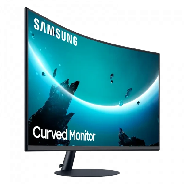 Монитор Samsung C27T550FDI / 27 дюймов / VA 1920x1080 FHD / Чёрный