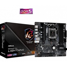 Placă de bază ASRock B650M PG LIGHTNING, AM5, AMD B650, Micro-ATX