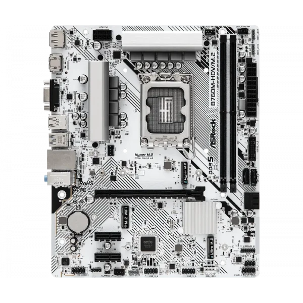 Placă de bază ASRock B760M-HDV/M.2, LGA1700, Intel B760, Micro-ATX