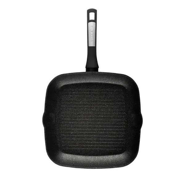 Сковорода-гриль Polaris Monolit-28G, 28см, Чёрный