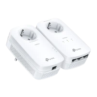 Адаптер Powerline TP-LINK TL-PA8033P KIT, AV1300, 1300 Mбит/c, Белый