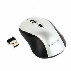 Mouse Wireless Gembird MUSW-4B-02-BS, Negru/Argintiu