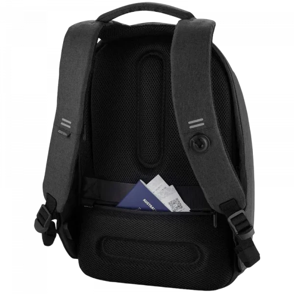 Рюкзак для ноутбука Bobby PRO, 15.6, Искусственная кожа, Чёрный