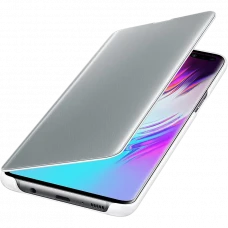 Husă Samsung Clear view Cover for Galaxy S10E, White