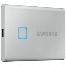 SSD portabil extern Samsung Portable SSD T7 Touch, 1 TB, White (MU-PC1T0S/WW)