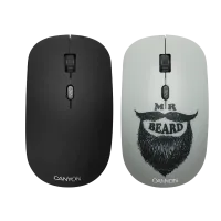 Mouse Wireless Canyon CND-CMSW401MC, Multicolor