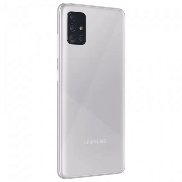 Смартфон Samsung Galaxy A51, 6Гб/128Гб, Серебристый металлик