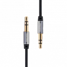 Cablu audio Remax L100, 3.5 mm - 3.5 mm, 1m, Negru