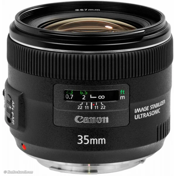 Prime Lens Canon EF 35mm f/2.0 IS USM