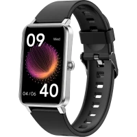 Ceas inteligent Globex Fit, 45mm, Argintiu