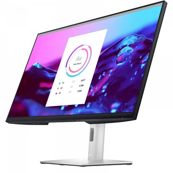 31,5 Monitor DELL P3222QE, IPS 3840x2160 4K-UHD, Argintiu