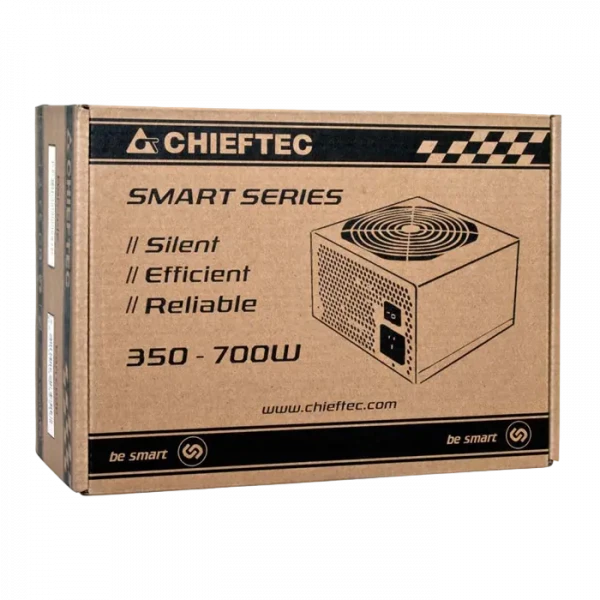 Блок питания для компьютеров Chieftec GPS-700A8, 700Вт, ATX, Немодульный