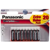 Батарейки Panasonic LR03REE, AAA, 20шт.