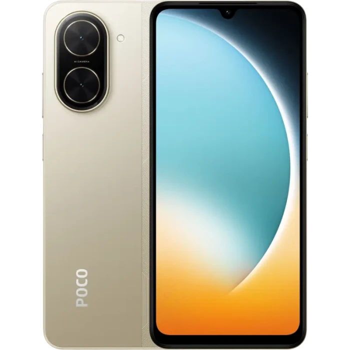 Smartphone Xiaomi Poco C71, 4GB/128GB, Auriu